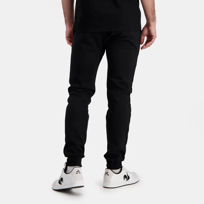 Le Coq Sportif Essentiels Pantalon Slim Noir Homme Black Men Trousers And Joggers