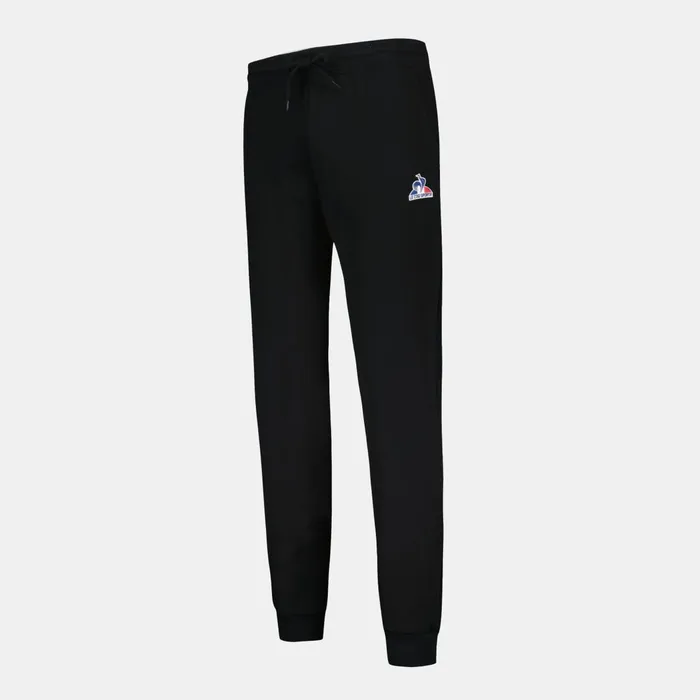 Le Coq Sportif Essentiels Pantalon Slim Noir Homme Black Men Trousers And Joggers