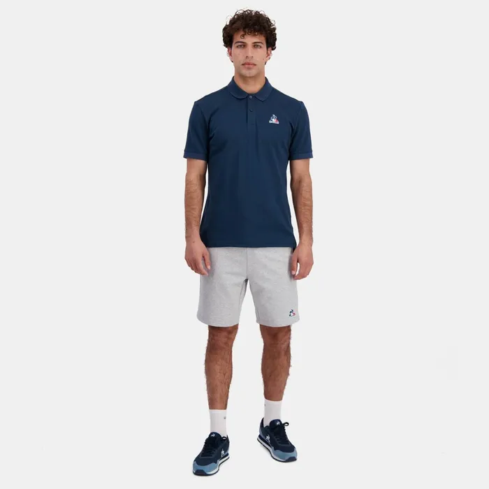 Le Coq Sportif Essentiels Polo Homme Dress Blues Men Polos Shirts