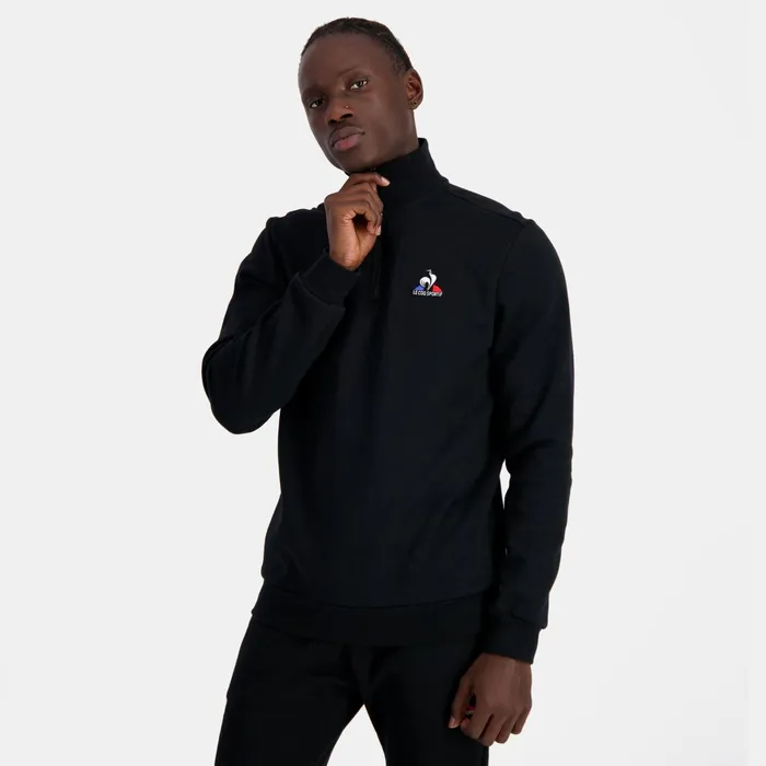 Le Coq Sportif Essentiels Sweat Homme Black Men Sweatshirts