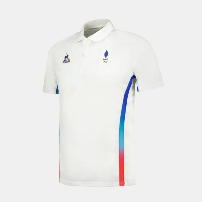 Le Coq Sportif France039s Olympic Team Polo Shirt Men Polos Shirts