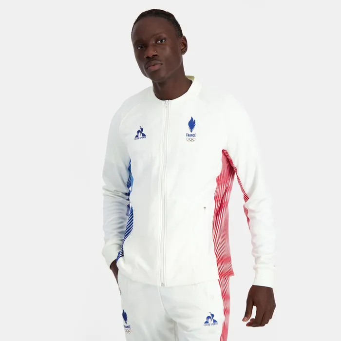 Le Coq Sportif France039s Olympic Team Sweat Zipp quipe De France Homme Marshmallow Men Sweatshirts Le Coq Sportif France039s Olympic Team Sweat Zipp quipe De France Homme Marshmallow Men Sweatshirts