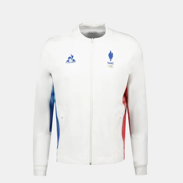 Le Coq Sportif France039s Olympic Team Sweat Zipp quipe De France Homme Marshmallow Men Sweatshirts Le Coq Sportif France039s Olympic Team Sweat Zipp quipe De France Homme Marshmallow Men Sweatshirts