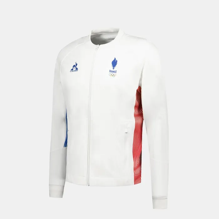 Le Coq Sportif France039s Olympic Team Sweat Zipp quipe De France Homme Marshmallow Men Sweatshirts Le Coq Sportif France039s Olympic Team Sweat Zipp quipe De France Homme Marshmallow Men Sweatshirts
