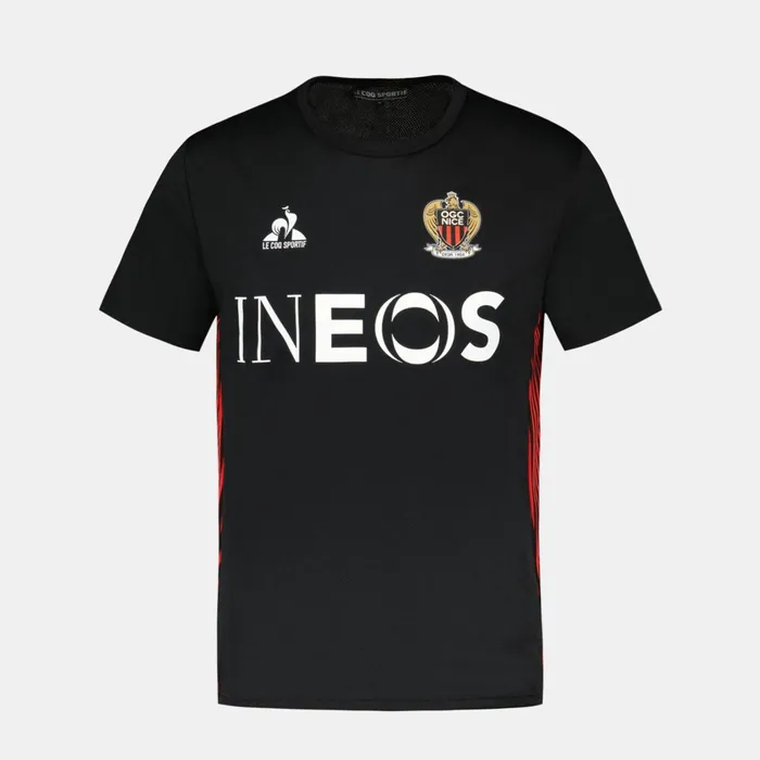 Le Coq Sportif OGC Nice 8211 Training Resistance TShirt Black Men Tshirts And Tops
