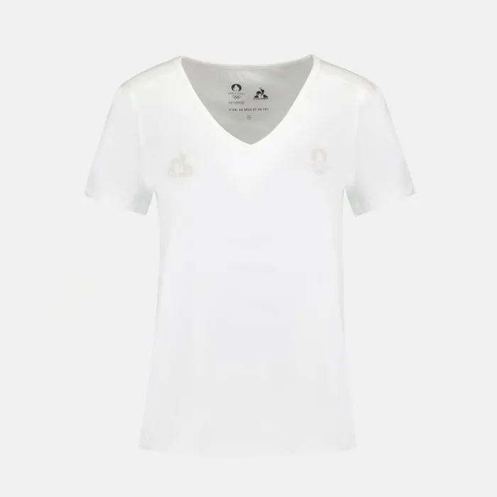 Le Coq Sportif Paris 2024 TShirt Marshmallow Women Tshirts Polos Shirts And Tops