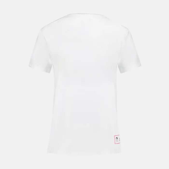 Le Coq Sportif Paris 2024 TShirt Marshmallow Women Tshirts Polos Shirts And Tops