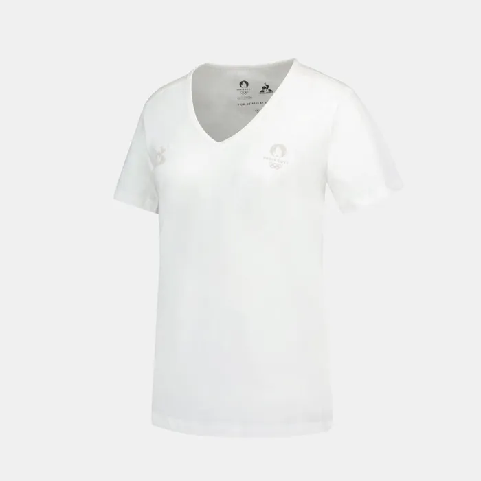 Le Coq Sportif Paris 2024 TShirt Marshmallow Women Tshirts Polos Shirts And Tops