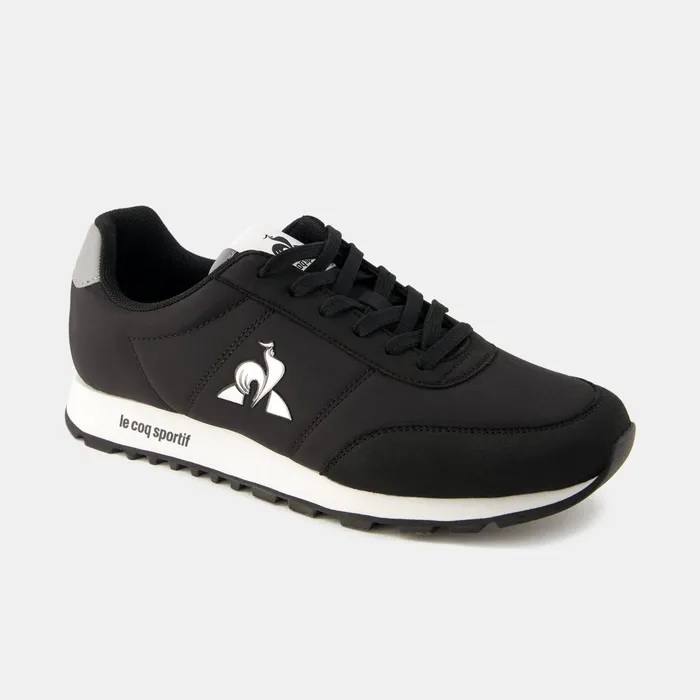 Le Coq Sportif Shoes RACERONE2 Blacksilver Men Trainers And Sneakers
