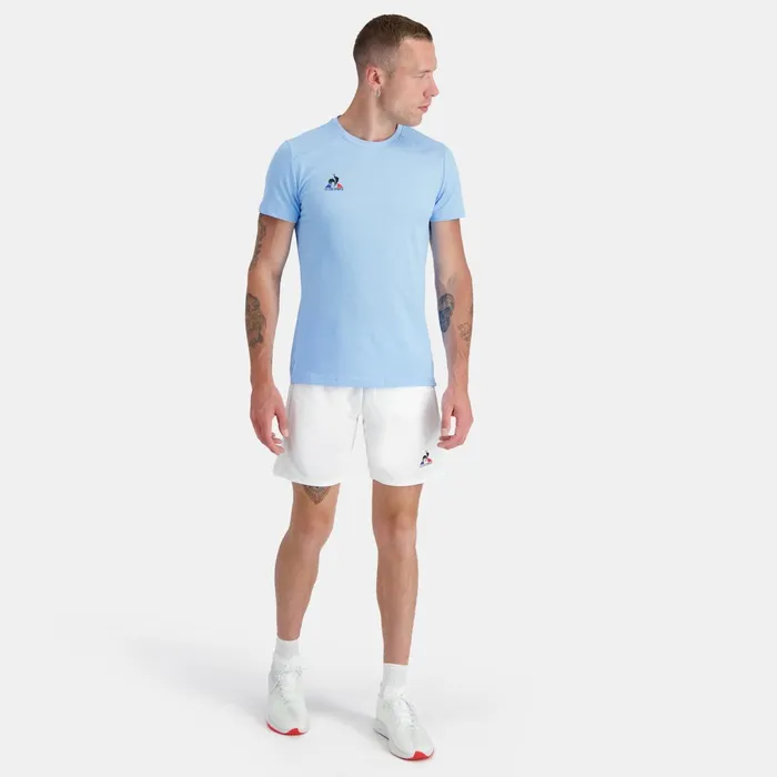 Le Coq Sportif Tennis TShirt Fly Blue Men Tshirts And Tops