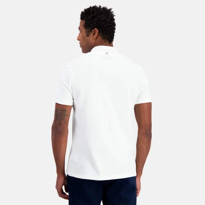 Le Coq Sportif Ton Sur Ton Polo Shirt En Jersey Piqu Coton New Optical White Men Polos Shirts Le Coq Sportif Ton Sur Ton Polo Shirt En Jersey Piqu Coton New Optical White Men Polos Shirts