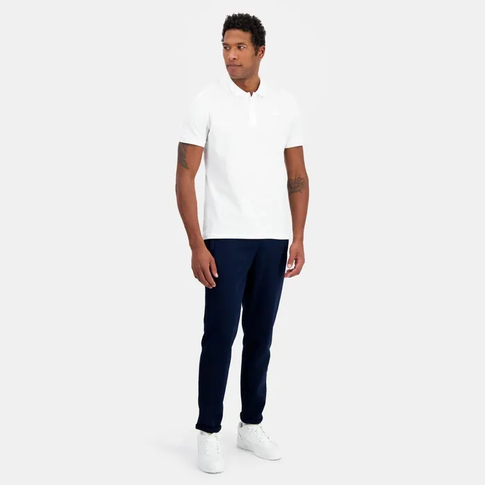 Le Coq Sportif Ton Sur Ton Polo Shirt En Jersey Piqu Coton New Optical White Men Polos Shirts Le Coq Sportif Ton Sur Ton Polo Shirt En Jersey Piqu Coton New Optical White Men Polos Shirts