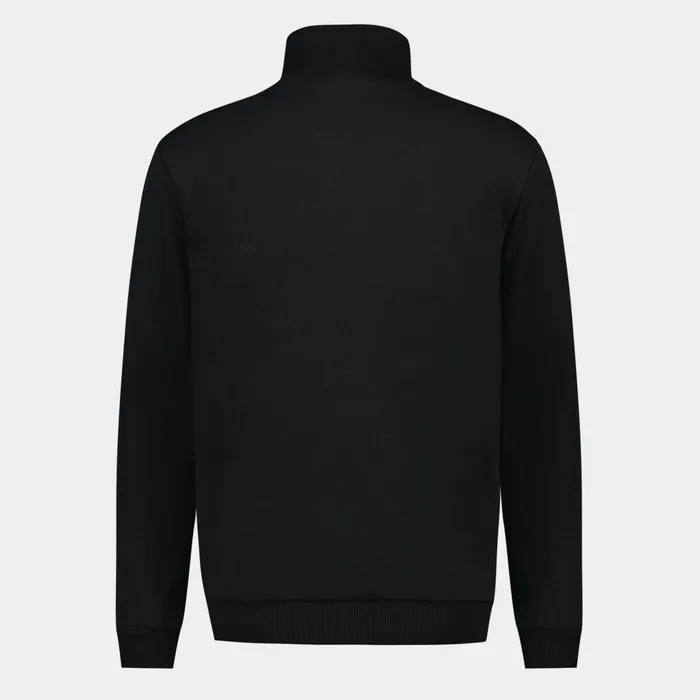 Le Coq Sportif Ton Sur Ton ZipUp Sweatshirtshirt Black Men Sweatshirts
