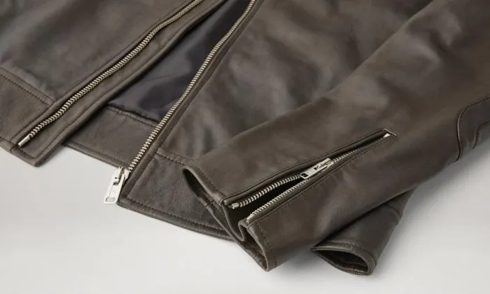 Leather Jackets Men Belstaff T Racer Jacket Flagstone