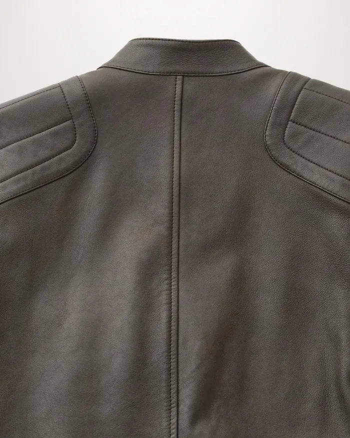 Leather Jackets Men Belstaff T Racer Jacket Flagstone