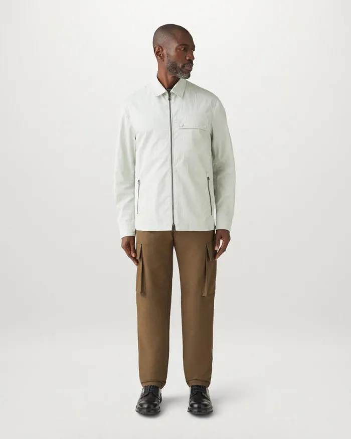 Lightweight Jackets Men Belstaff Depot Overshirt Mercury