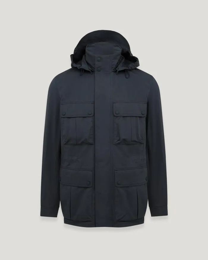 Lightweight Jackets Men Belstaff Drome Jacket Dark Ink