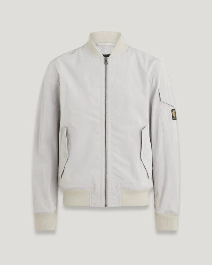 Lightweight Jackets Men Belstaff Freight Jacket Chrome Grey