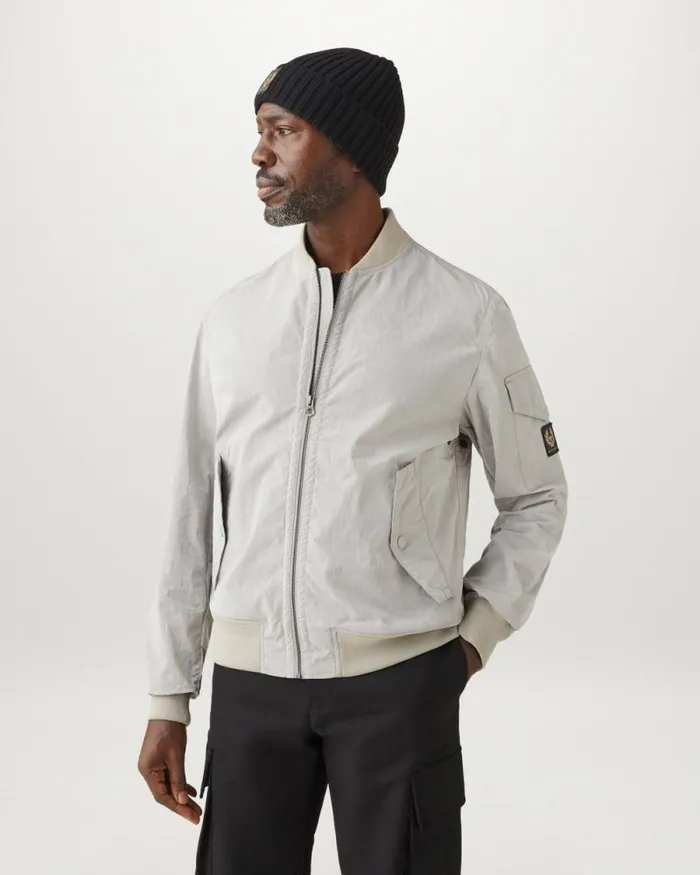Lightweight Jackets Men Belstaff Freight Jacket Chrome Grey Lightweight Jackets Men Belstaff Freight Jacket Chrome Grey