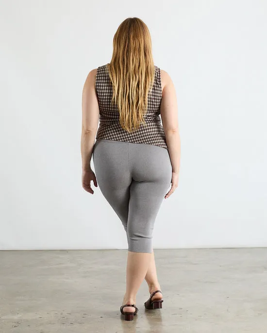 Lisa Says Gah Bottoms Women Maxine Capri Grey