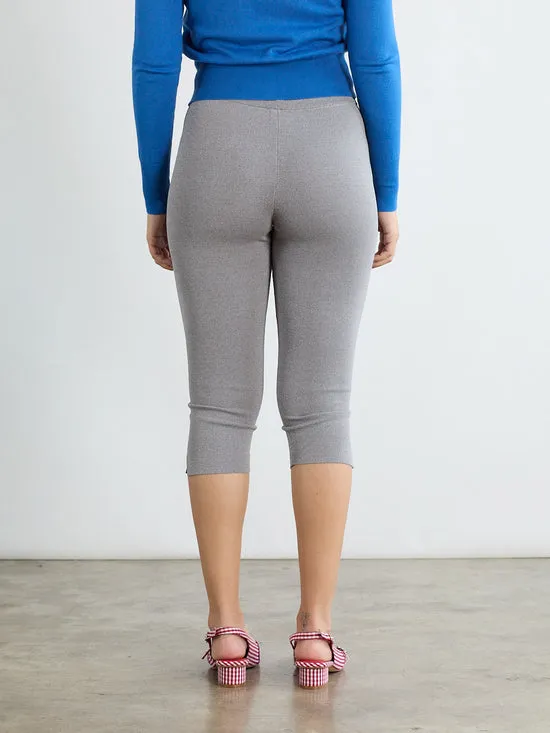 Lisa Says Gah Bottoms Women Maxine Capri Grey