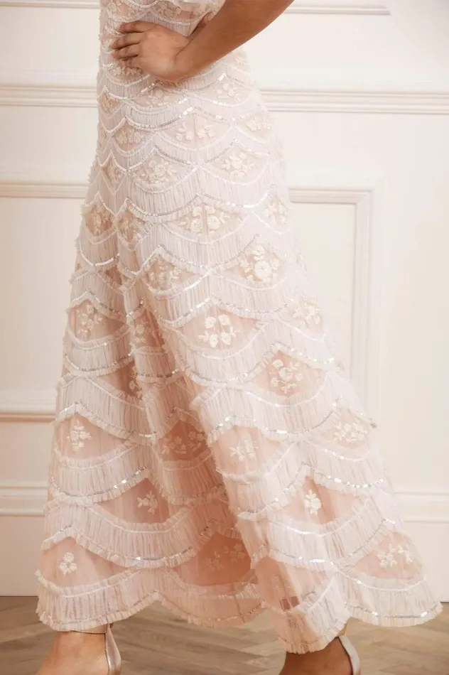 Lunette Blossom Ankle Gown Pink Women Needle and Thread Dresses