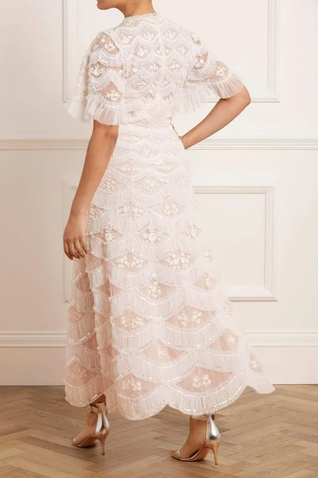 Lunette Blossom Ankle Gown Pink Women Needle and Thread Dresses