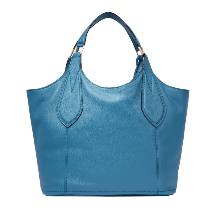 M EW Soft Shopper Wave Blue Women Lancel Shoulder Bags