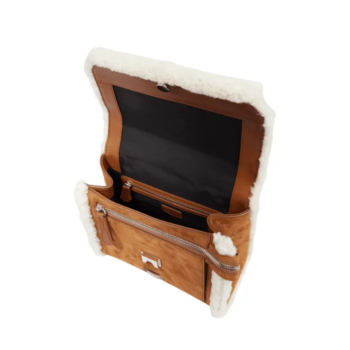 M Flap Bag Chestnut Women Lancel Hand Bags