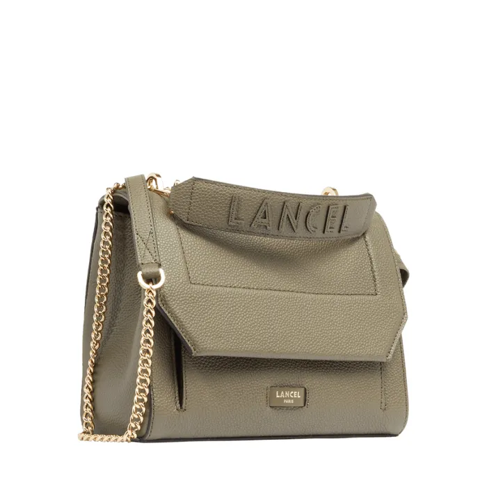 M Flap Bag Dark Khaki Women Lancel Shoulder Bags M Flap Bag Dark Khaki Women Lancel Shoulder Bags