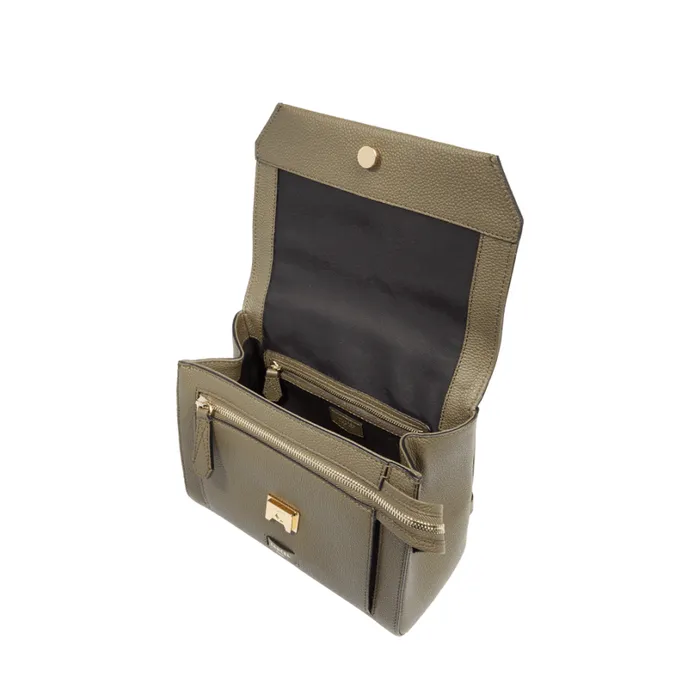 M Flap Bag Dark Khaki Women Lancel Shoulder Bags M Flap Bag Dark Khaki Women Lancel Shoulder Bags