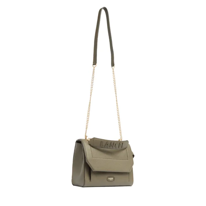 M Flap Bag Dark Khaki Women Lancel Shoulder Bags M Flap Bag Dark Khaki Women Lancel Shoulder Bags