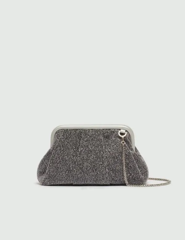 Marella Bags Women Lurex Clutch Silver