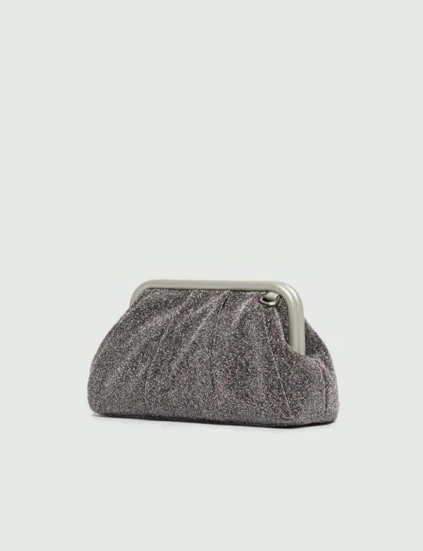 Marella Bags Women Lurex Clutch Silver