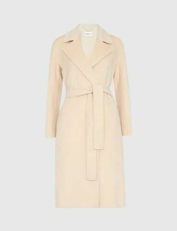 Marella Coats And Trench Coats Women Long Coat Ivory