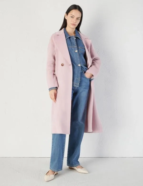 Marella Coats And Trench Coats Women Long Coat Pink