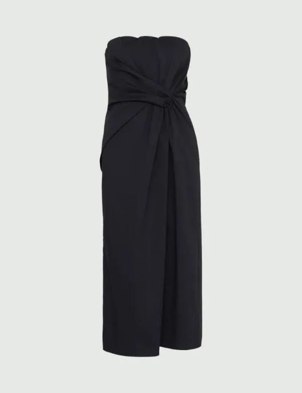 Marella Dresses Women Bustier Dress Black
