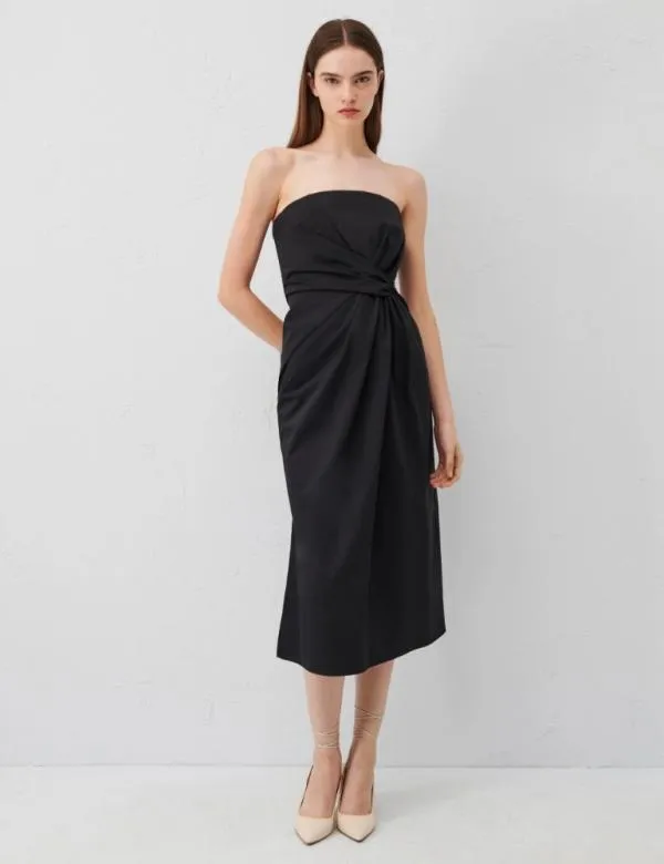 Marella Dresses Women Bustier Dress Black