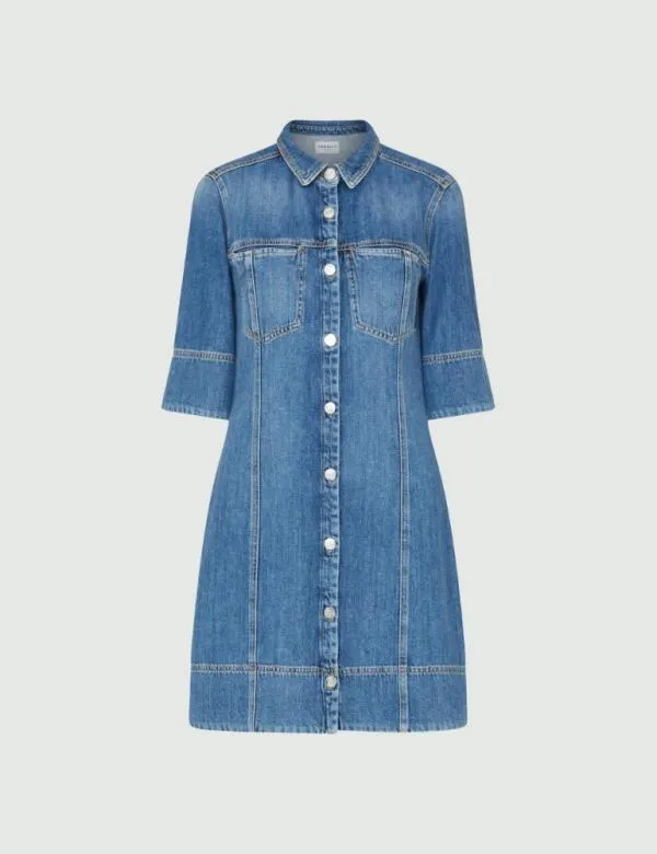 Marella Dresses Women Denim Dress Blue Jeans
