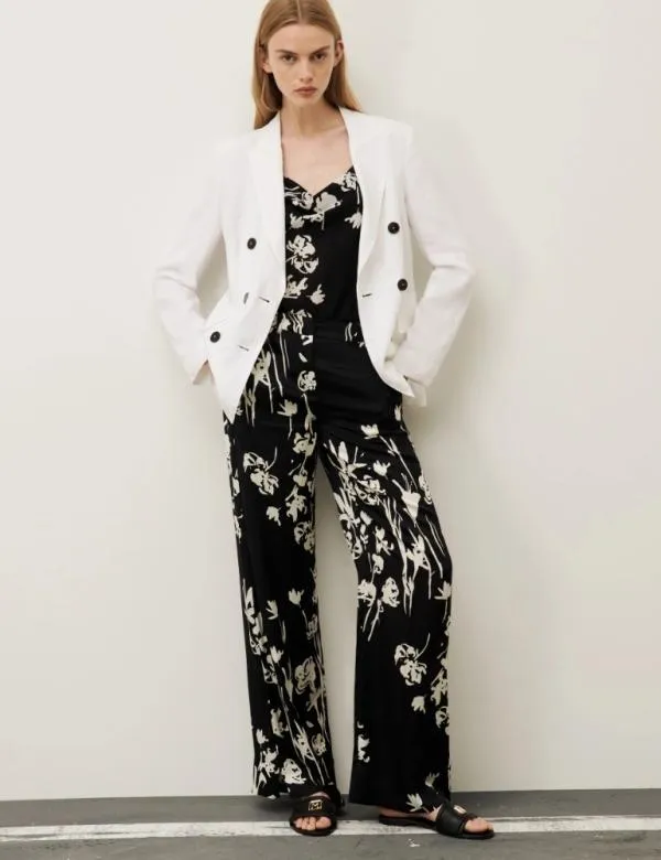 Marella Jackets Women Linen Blazer White