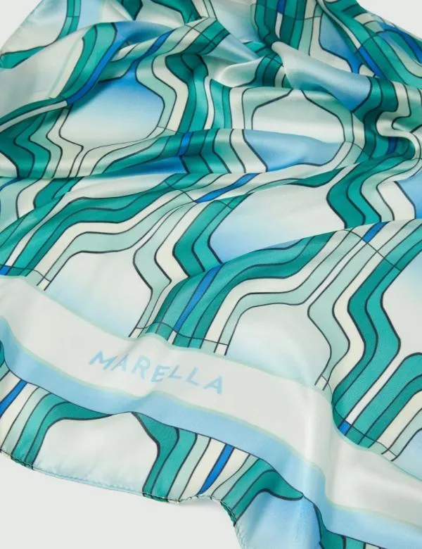 Marella Scarves And Foulard Women Patterned Stole Green