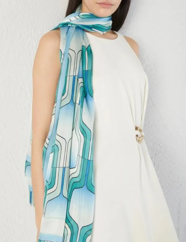 Marella Scarves And Foulard Women Patterned Stole Green