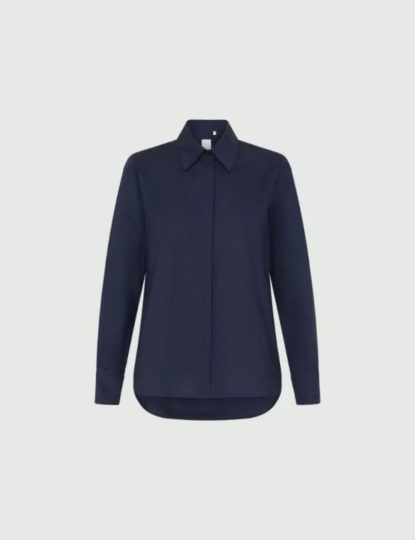 Marella Shirts Women Appliqu Shirt Midnightblue