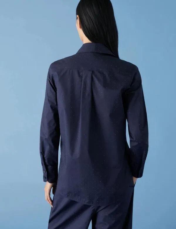 Marella Shirts Women Appliqu Shirt Midnightblue