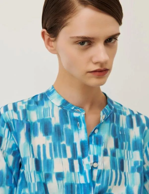 Marella Shirts Women Muslin Shirt Turquoise