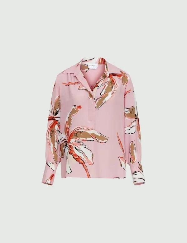 Marella Shirts Women Patterned Blouse Pink