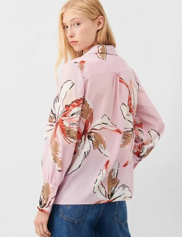Marella Shirts Women Patterned Blouse Pink