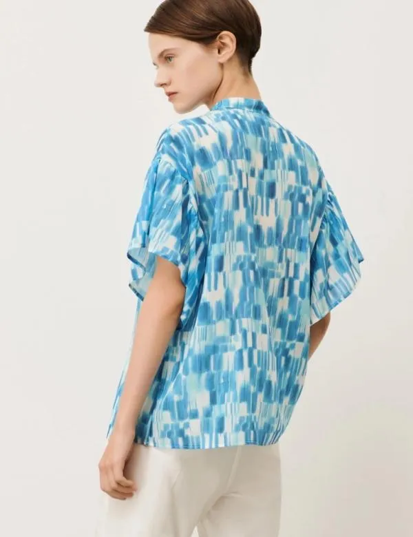 Marella Shirts Women Patterned Top Turquoise