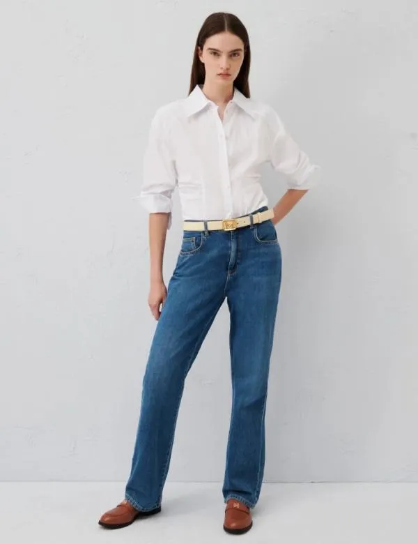 Marella Shirts Women Poplin Shirt Optical White