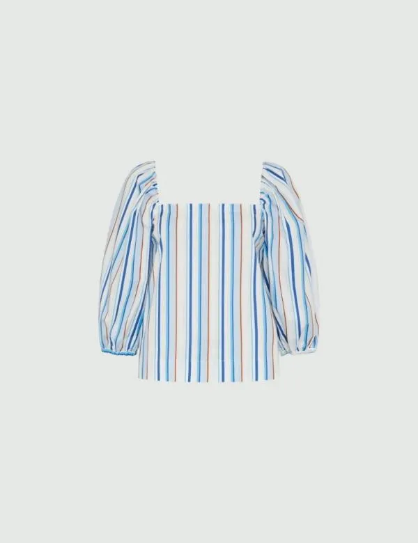 Marella Shirts Women Poplin Top Turquoise